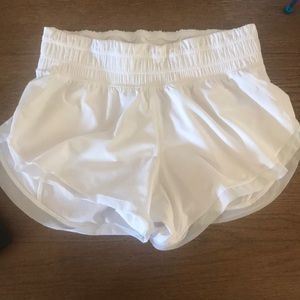 Lululemon white shorts